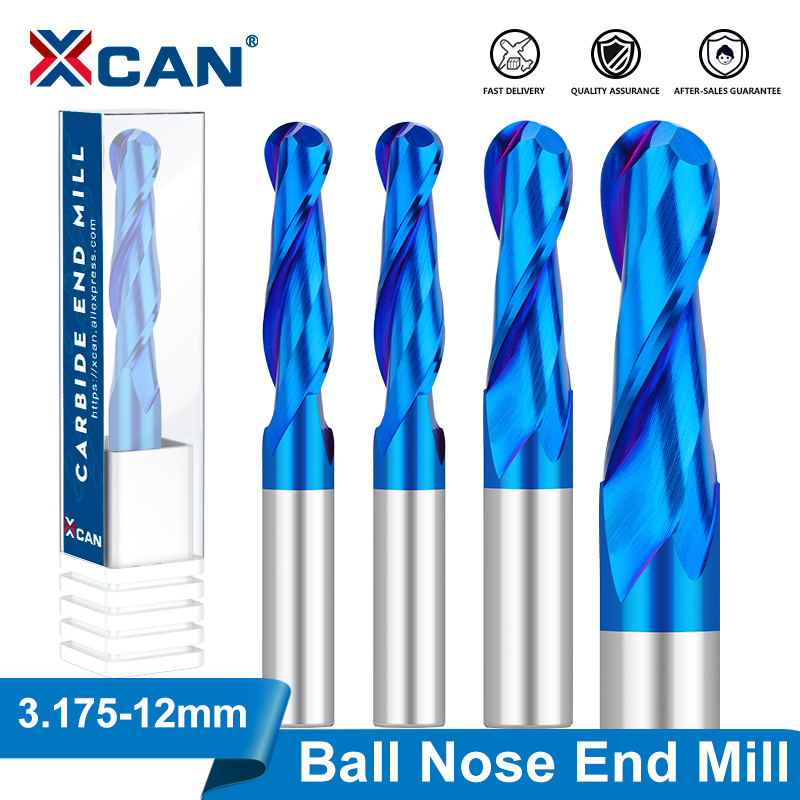 End Mill Set - XCAN Ball Nose End Mill 3.175