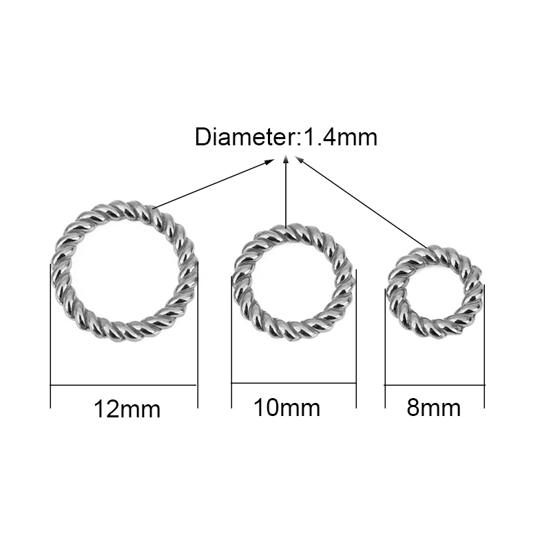 10pcs PVD Never Fade Stainless - огляд і ціна Coupling 8Mm