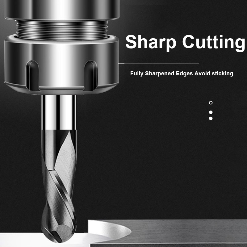 SHAZAM HRC55 2-Flute Ball End  - огляд і ціна End Mill Set