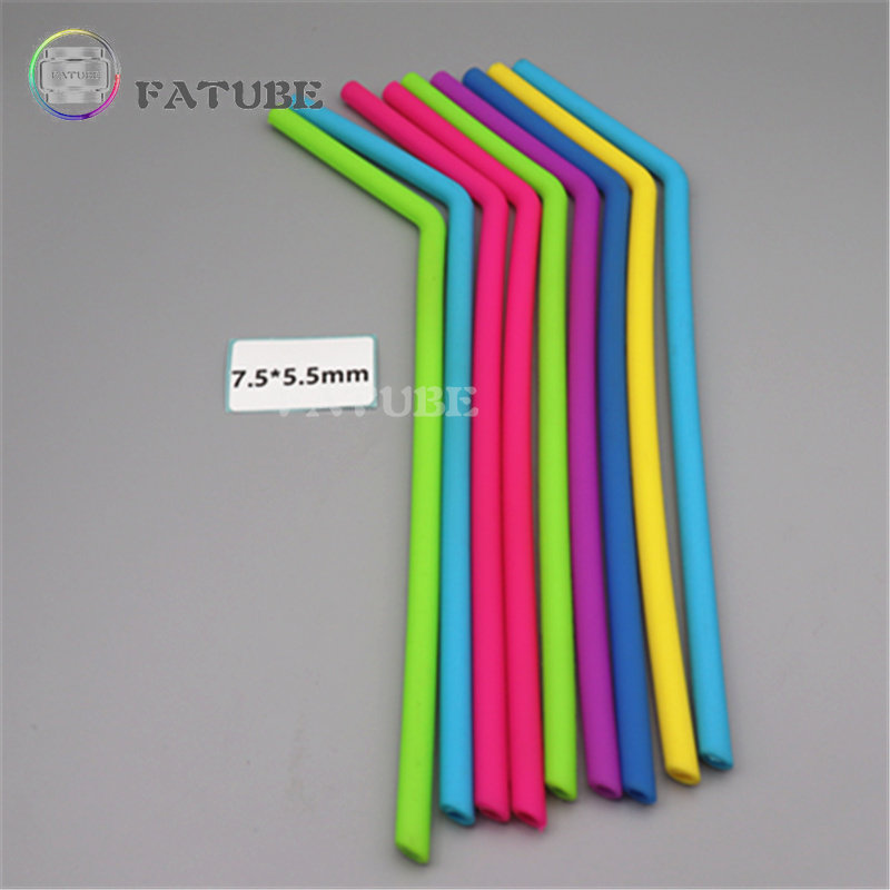 10PCS Fatube Silicone Straw Cu - огляд і ціна Coupling 8Mm