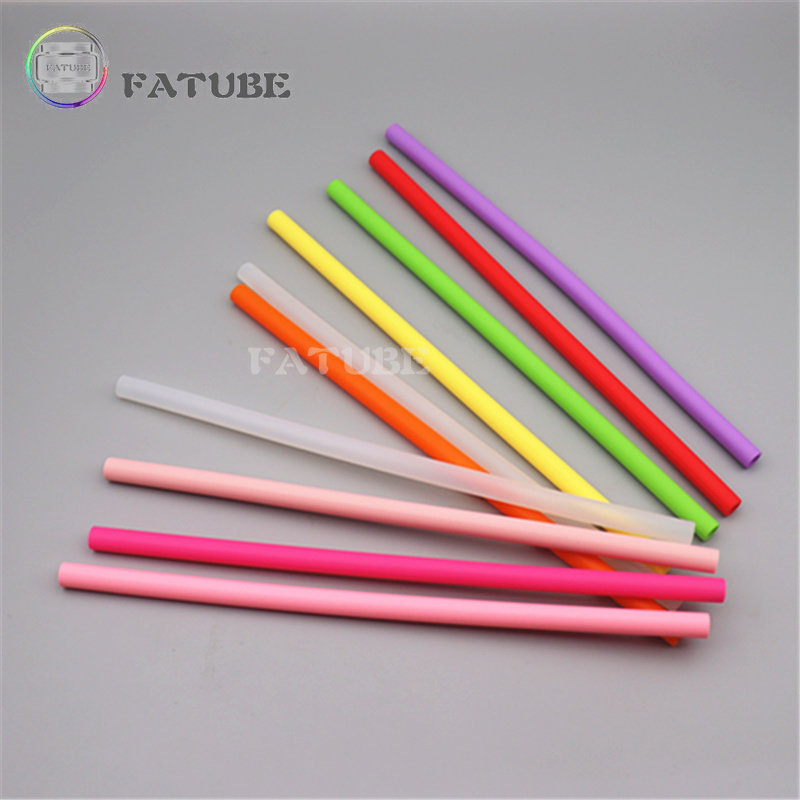 10PCS Fatube Silicone Straw Cu - огляд і ціна Coupling 8Mm