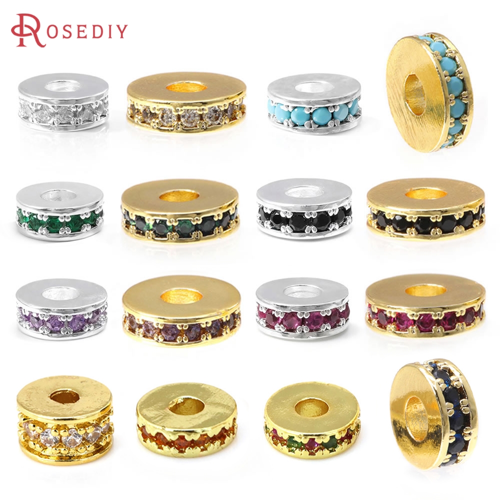 6PCS 6MM 8MM 18K Gold Color Br - огляд і ціна Coupling 8Mm