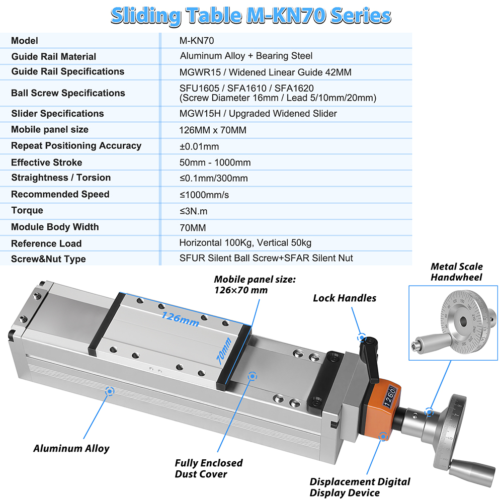 Manual Fully Enclosed Sliding  - огляд і ціна Ball Screw