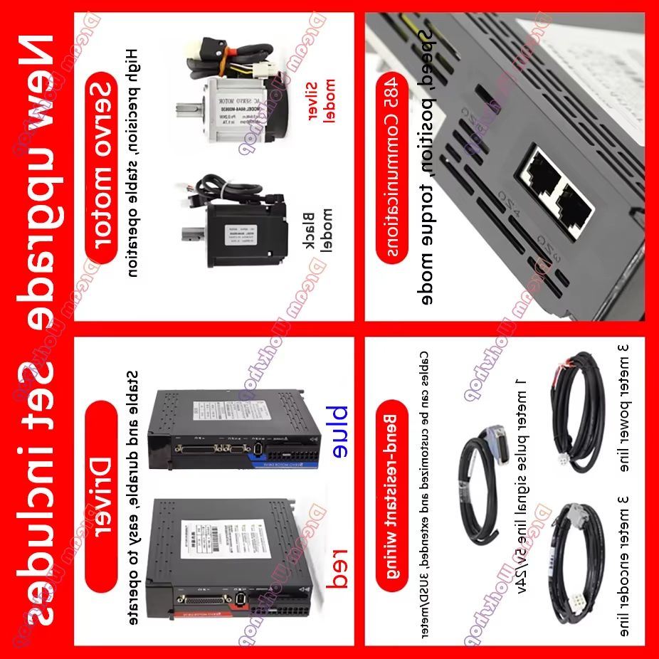 1KW/1.5KW/2KW/2.3KW/2.6KW 220V - огляд і ціна Servo Motor
