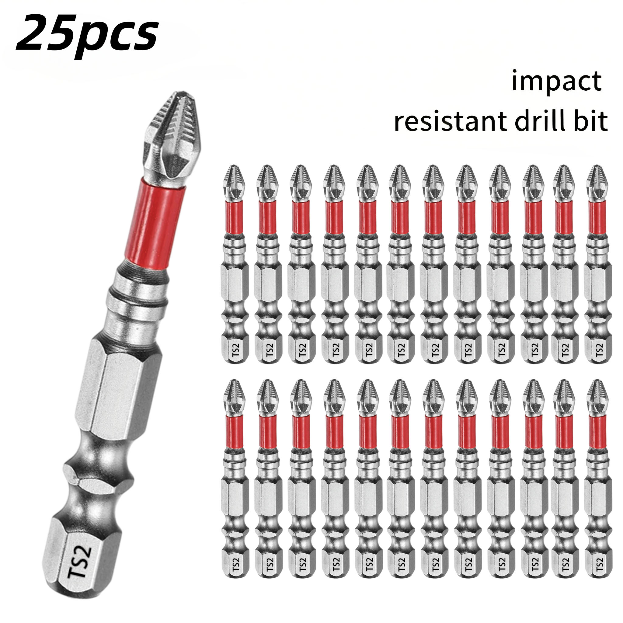 25Pcs 50mm Professional Long S - огляд і ціна Drill Bit Set