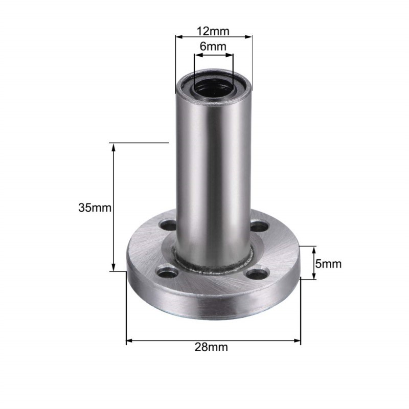 4pcs/Pack Lmf8uu Lmf10uu Lmf6u - огляд і ціна Lm8Uu Bearing