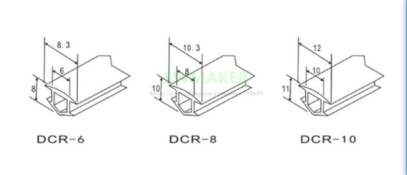 1 Meter 6mm/8mm/10mm Flat Seal - огляд і ціна Linear Rod 8Mm