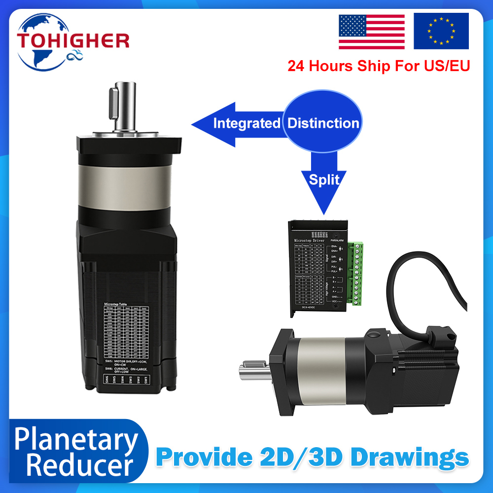 57mm Nema23 Closed Loop Geared - огляд і ціна Nema23 Stepper