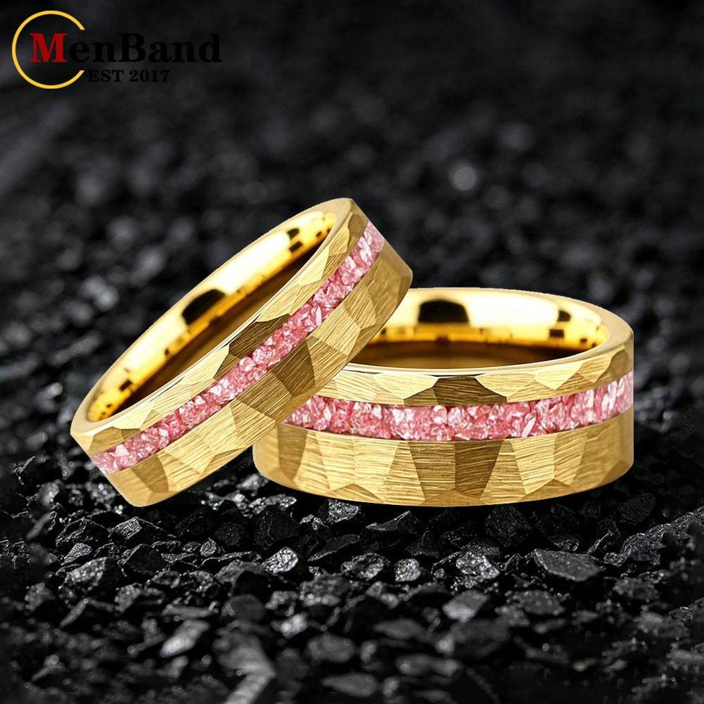New 6/8mm Gold Hammered Weddin - огляд і ціна Coupling 8Mm