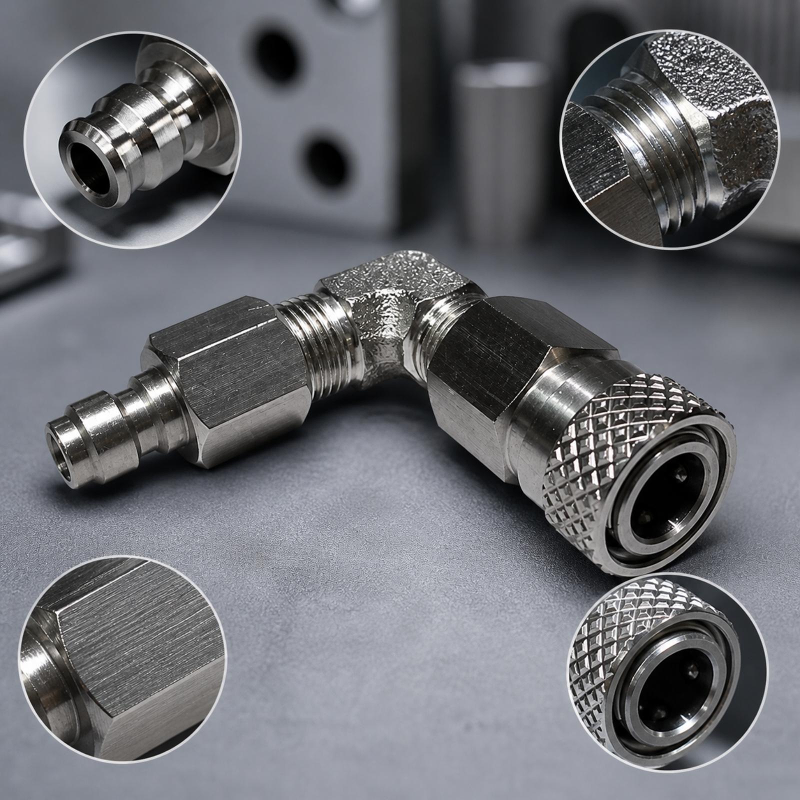 Angled Stainless Steel Quick R - огляд і ціна Coupling 8Mm