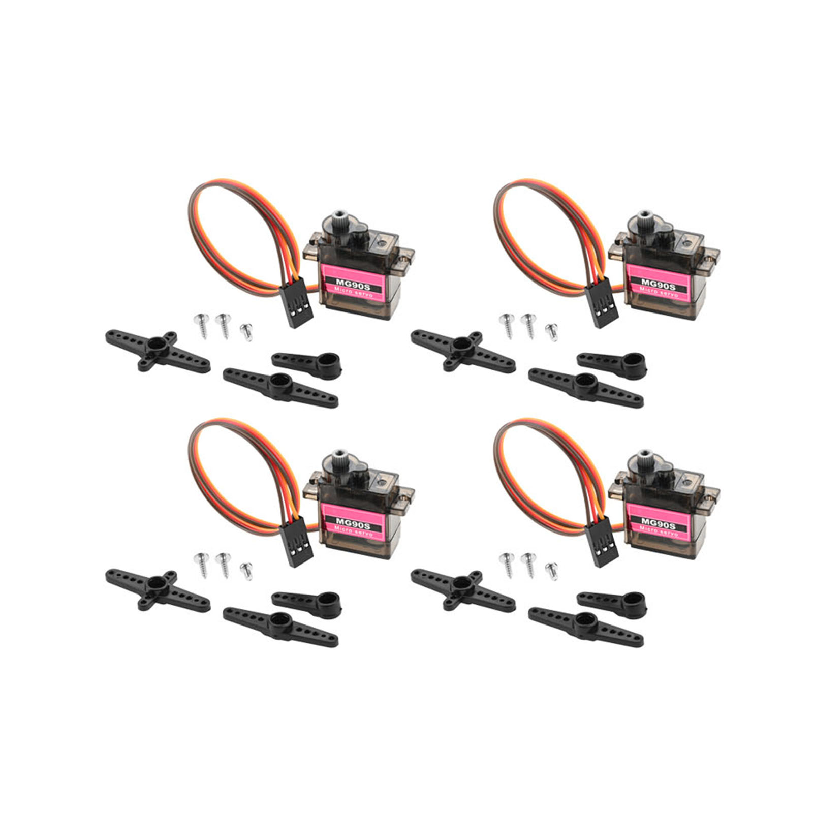 4pcs Micro Servo Metal Gear 90 - огляд і ціна Servo 9G