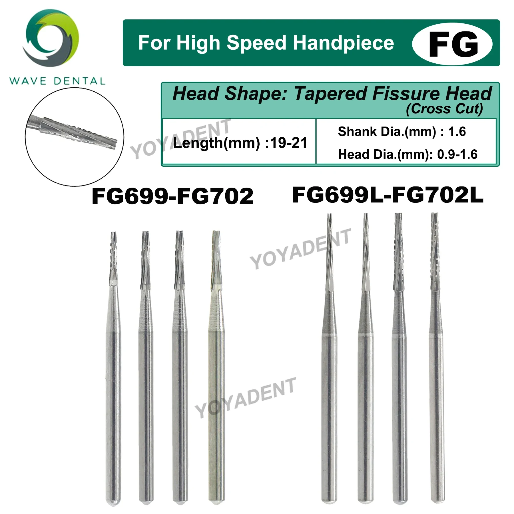 PRIMA WAVE Dental Burs Tungste - огляд і ціна Carbide End Mill