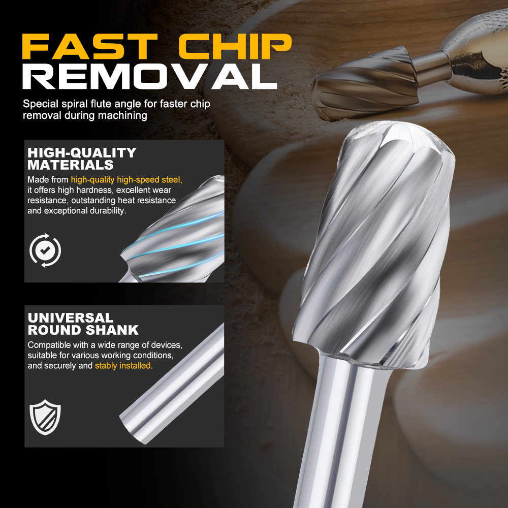 11pcs Rotary Router Milling Cu - огляд і ціна End Mill Set